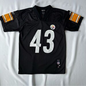 Reebok Steeler ls Polamalu NFL Jersey